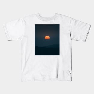 Mountain Sunset Kids T-Shirt